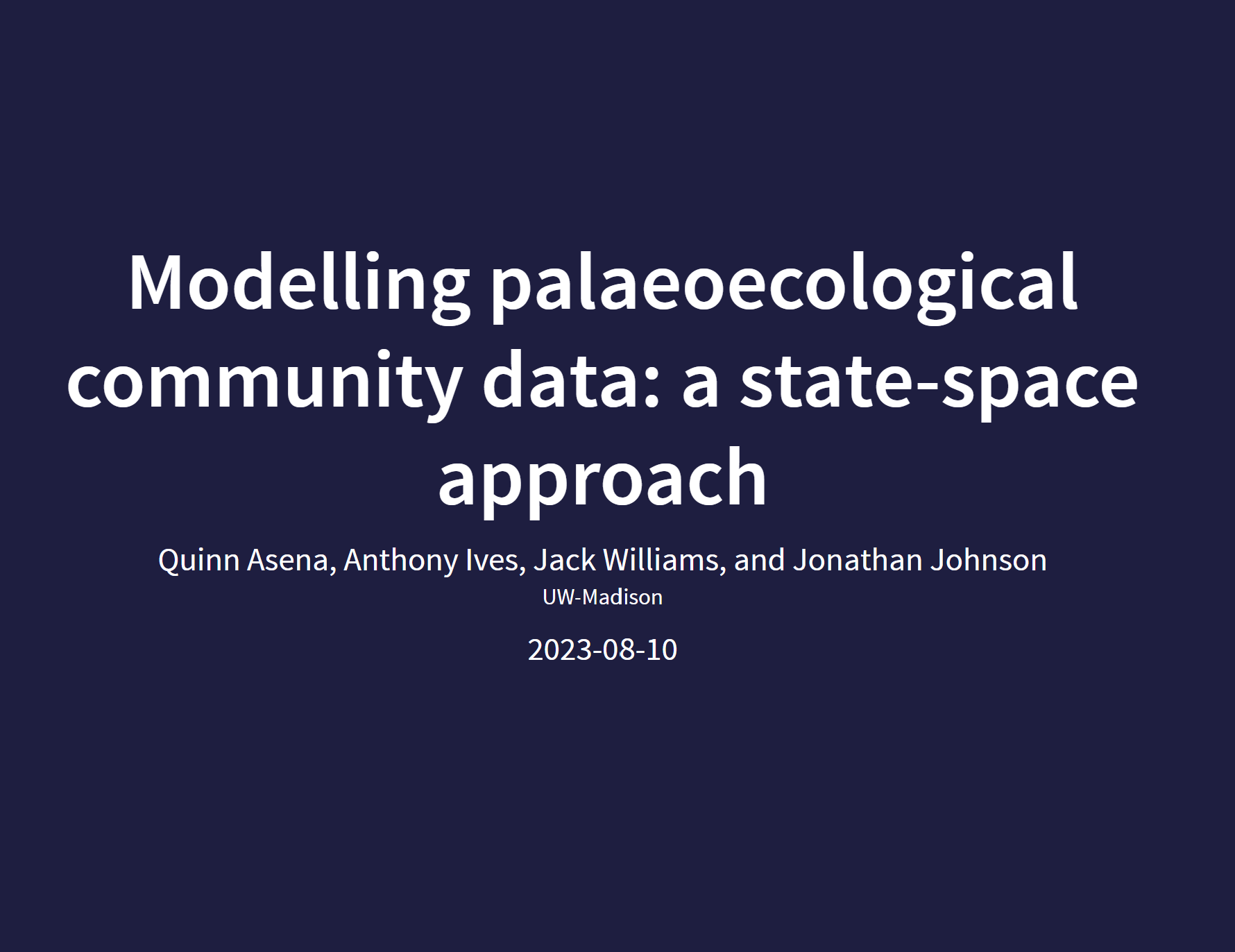 Ecological Society of America.