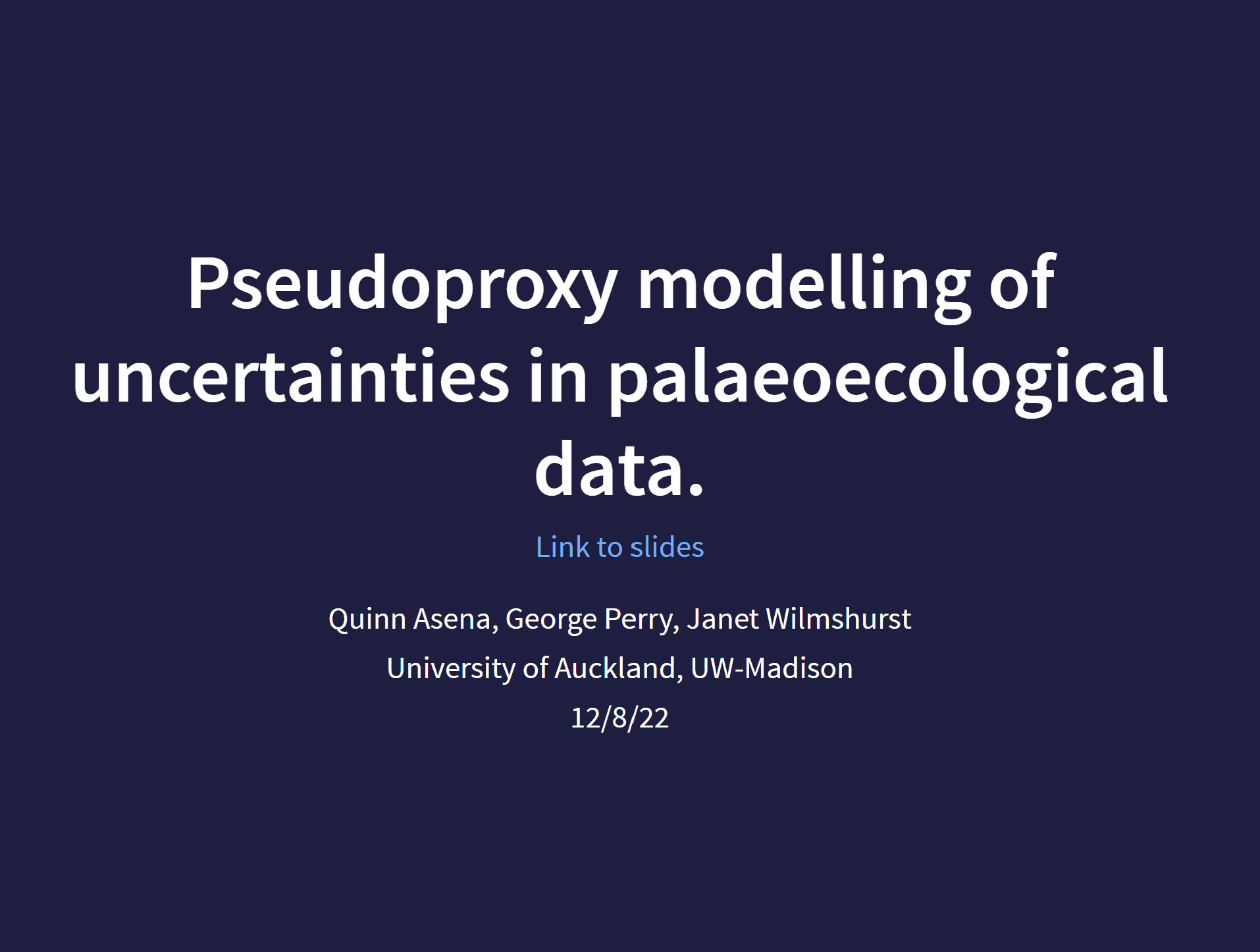 British Ecological Society.